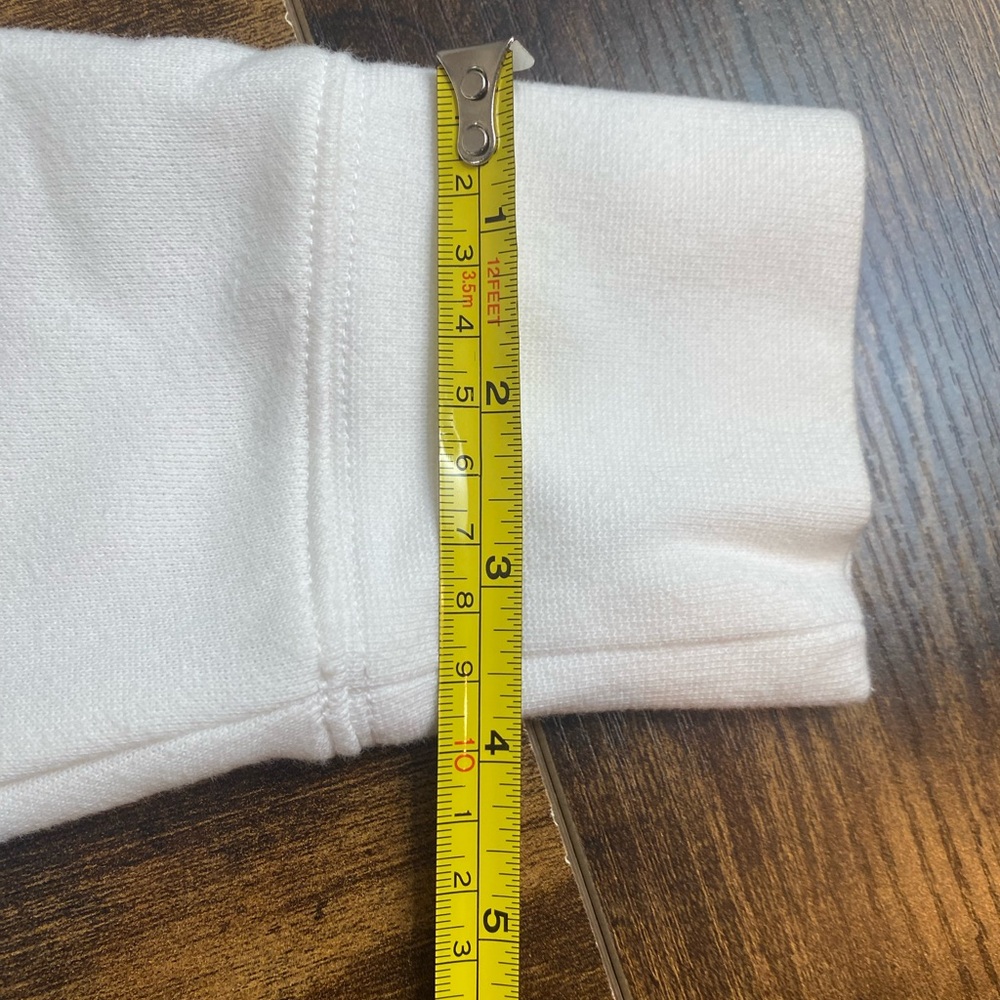 The North Face white and black logo hoodie size M woman’s EUC - Picture 12 of 15